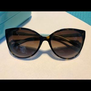 Tiffany & Co  TF 4089B  Modified Cat-Eye Havana/Blue